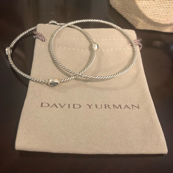 David Yurman Jewelry - David Yurman 3mm Set of 2 Cable Bracelets